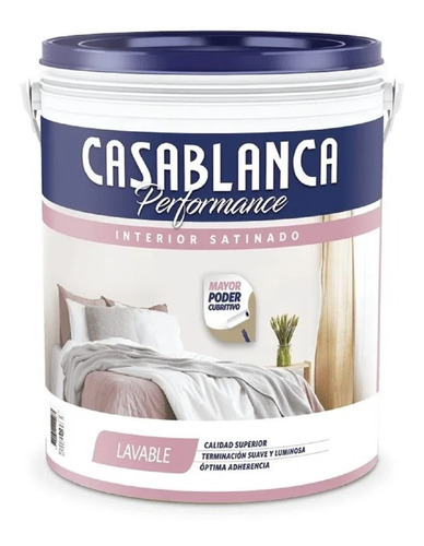 Casablanca Performance Látex Premium Interior Satinado 4lts