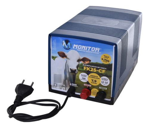 Eletrificador De Cerca Rural Fk25-cf Monitor
