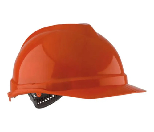 Casco De Seguridad Marca Evoiii Arnés Naranja