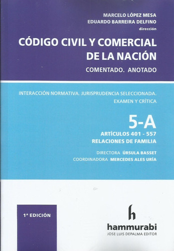 Código Civil Y Comercial 5º A López Mesa - Delfino