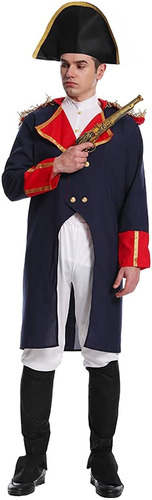 Pgond Napoleón - Disfraz De Halloween Del Emperador Francés 