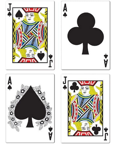 Beistle Blackjack Casino Cutouts-4 Pcs, 17.5 , Multicolor