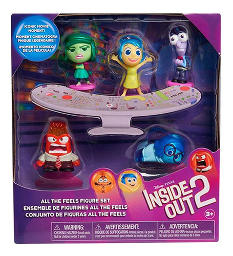 Pack 5 Figuras 7 Cms Intensamente 2