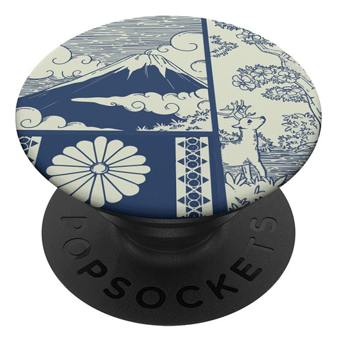 Popsockets Swappable Popgrip Paisaje Japon Azul