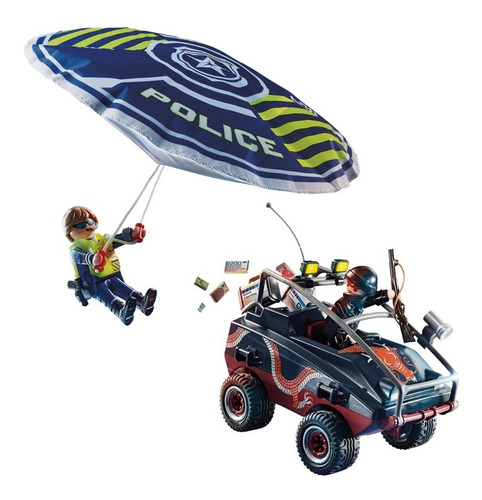 Playmobil 70781 City Action Paracaídas Vehículo Anfibio