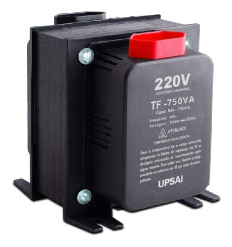 Autotransformador Tf-750 Com Sensor Térmico Upsai R10 Bivolt