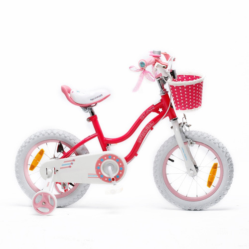 Bicicleta Infantil Royal Baby Star Girl Rosa Niña R14