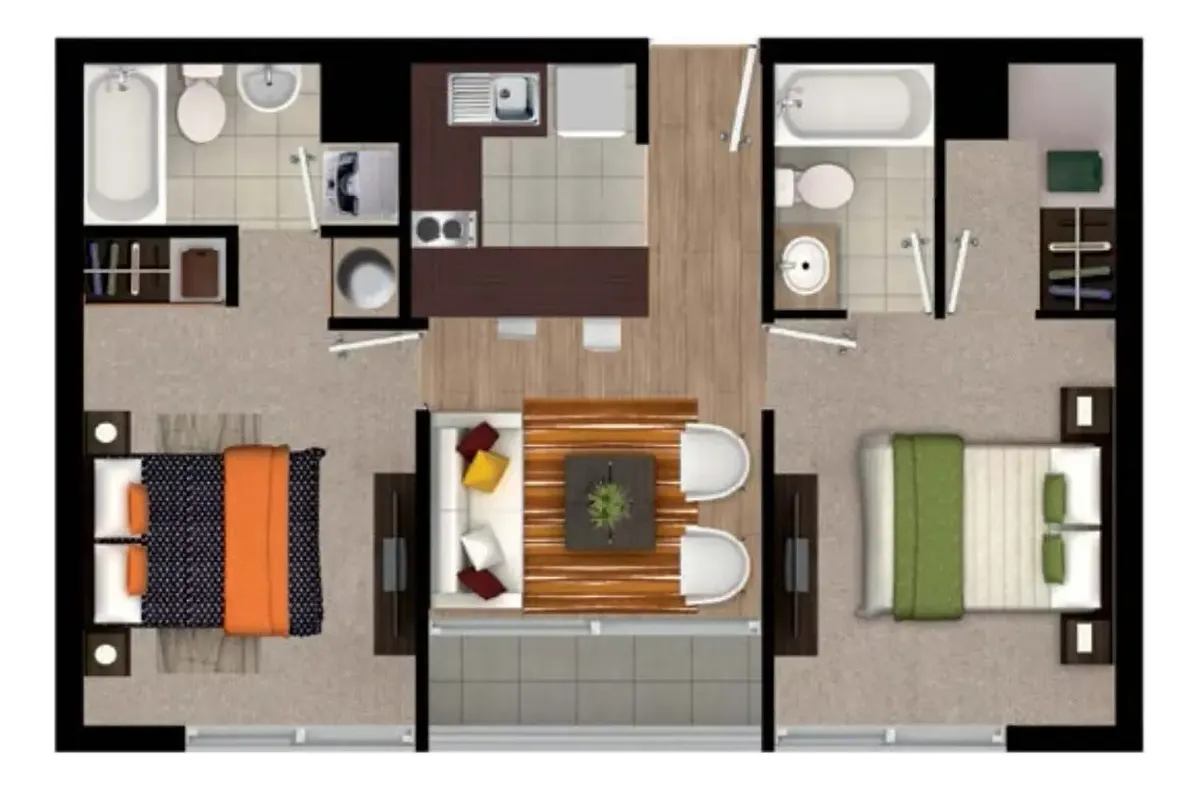 Imagen 2 de 17 de Departamento En Venta En Reñaca Alto