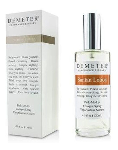 Demeter Suntan Lotion Cologne Spray Para Mujer, 4 Onzas