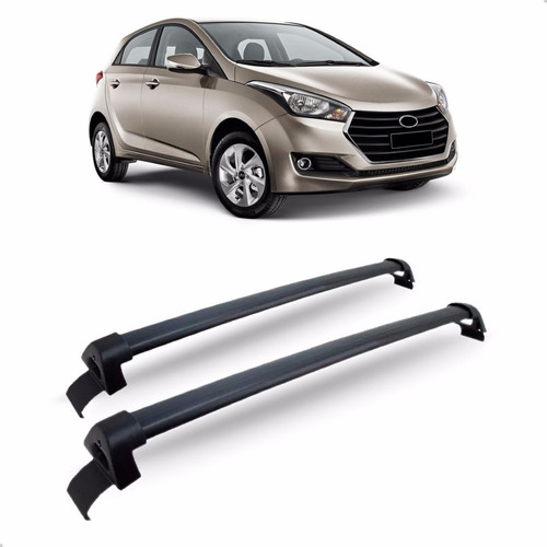 Rack Teto Hyundai Hb20 Hatch 04 Portas Preto