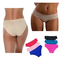 Comprar 2 Panty Invisible Sin Costura Sexy Hilo Semi Hilo Cachetero
