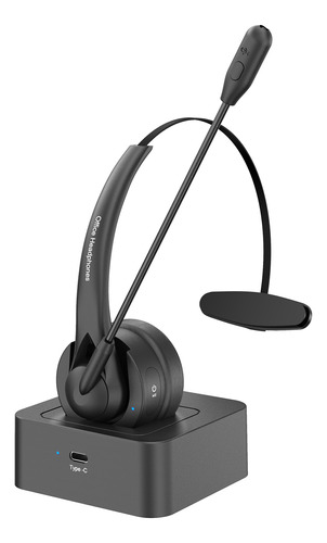 Auriculares Inalámbricos On Ear Headset Bt 5.2 Call Center