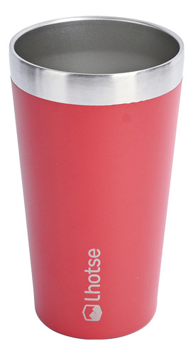 Vaso Térmico Insulado Camping 480ml Red