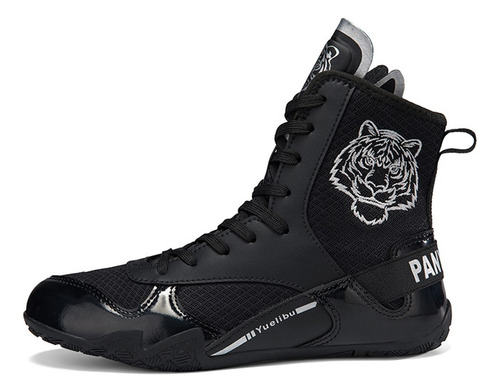 Botas Boxeo Lucha Libre Sanda Suela Resistente Desgaste,n