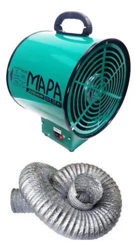 Exaustor/insuflador De Ar Para Espaço Confinado + Duto 10 Mt 220v