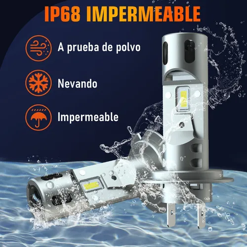 H7 Led Kit De Faros Bajos / Laterales 11000lm 6000k
