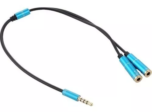 Cable Adaptador Jack de Audio y Micrófono 2 en 1 para Mando de PS4