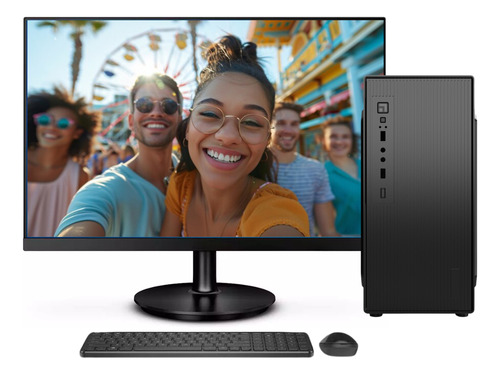 Computador Completo Bluepc Fast Intel Core I5 16gb Ram, Ssd 512gb Bivolt Monitor 20 Led Cd2e 0114fa