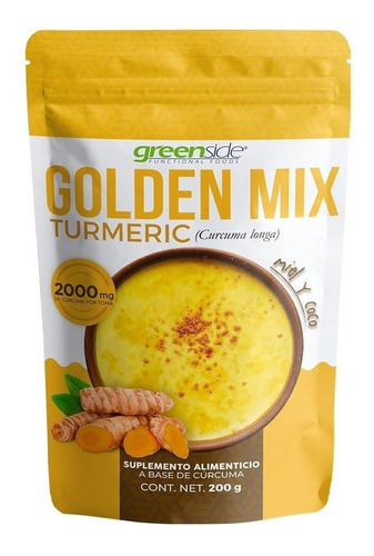 Golden Mix - Turmeric Con Creamer Vegetal 200 G