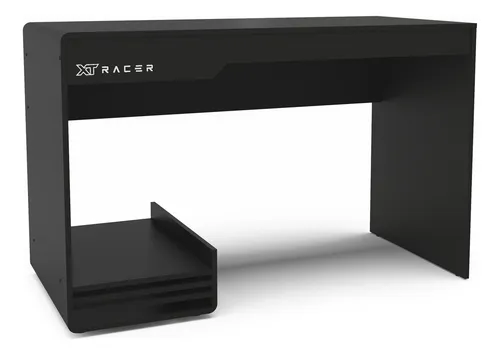 Mesa Gamer E Escritório Xt Racer Line - Preta E Branco