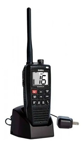 Radio VHF Uniden Atlantis 275, color negro