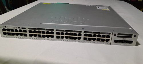 Swich Poe Marca Cisco Mod C3850 Catalyst 48 P Rj-45 ,4 Fibra