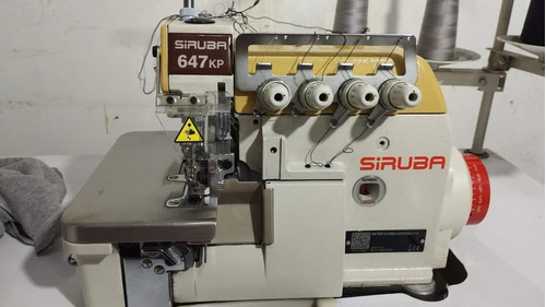 Overlock Industrial, 4 Hilos, Siruba-647kp