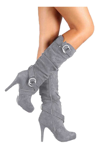 O Botas De Invierno Para Mujer, Talla Grande, Para Suela Pun