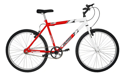 Bicicleta Aro 26 Ultra Bikes Bicolor Masculina Sem Marcha Cor Vermelho 1