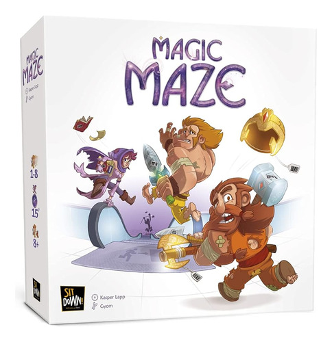 ¡siéntate! Magic Maze - Juego En Tiempo Real, Mueve A Los 4 