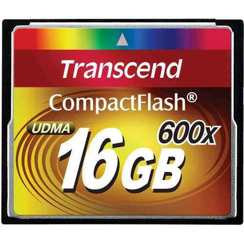 Compact Flash 16gb Transcend  Udma 600x 90mb/s Ultra Rapida