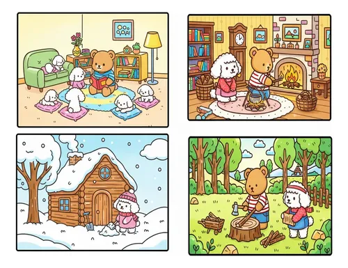 Cozy Day Libro Para Colorear | Cuotas sin interés