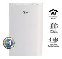 Comprar Purificador De Aire Midea Filtro Hepa Silencioso 50 W