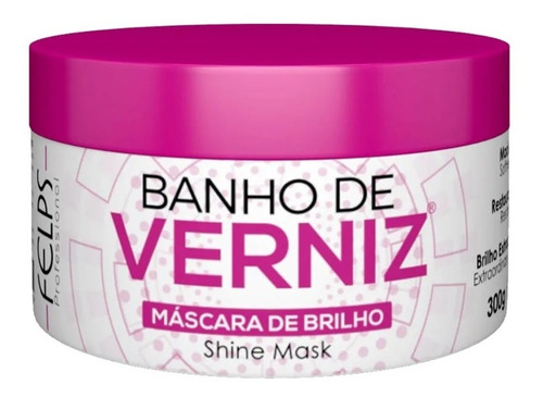 Imagen 1 de 3 de Mascara Capilar Baño De Verniz Felps Brillo Intenso No Frizz