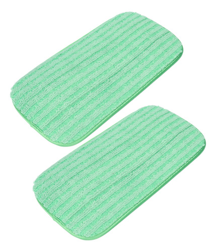 Mop Pad, 2 Piezas, Paño Seco Y Húmedo De Microfibra, Cabezal