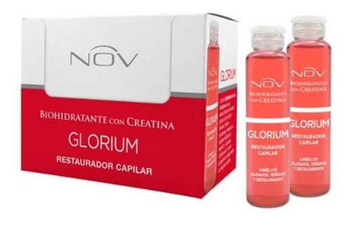 Ampollas Restauradora Biohidratante Creatina Glorium Nov X15