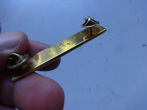 Militaria Antiguo Escudo Pin Bomberos Antiguo Barra Especial (Usado)