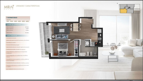 Imagen 7 de 14 de Apartamento En Venta De 1 Dormitorio C/ Cochera En Cordón