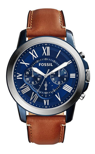 Reloj Fossil Grant Fs5151 De Acero Inox. P/hombre