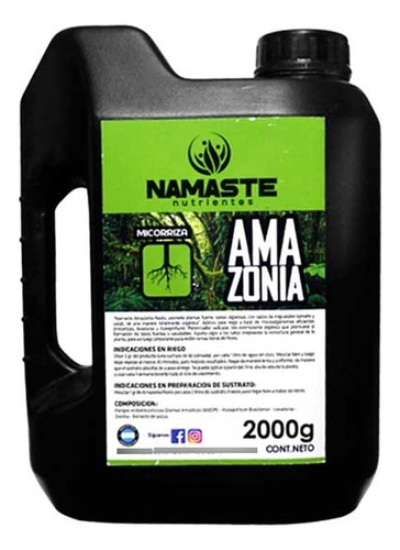 Namaste: Amazonia Roots Micorrizas 2000g
