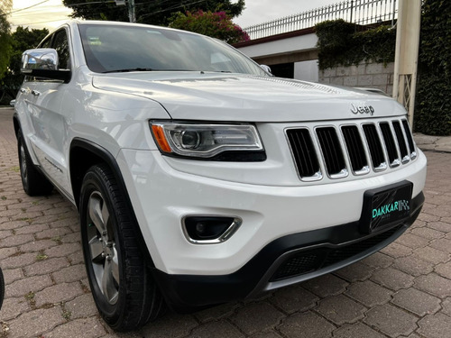 Imagen 9 de 15 de Jeep Grand Cherokee Blanca Límited Lujo Navi 2015 At Dakkar