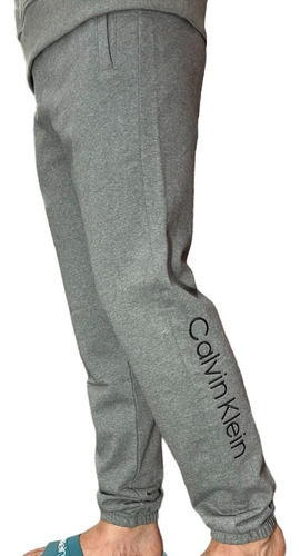 Pants Calvin Klein Color Gris De Algodon 100% Original 