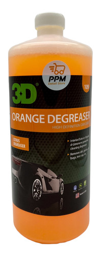 Desengrasante Automotriz Cítrico 3d Orange Degreaser 32 Oz