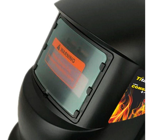 Mascara Solda Capacete Lente Escurecimento Automático Escudo Cor Preta