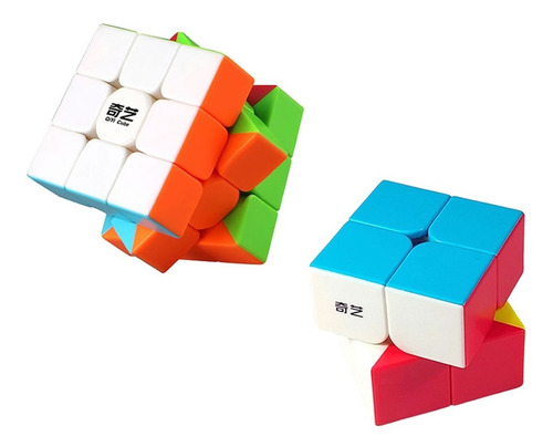 Cubo Rubik Pack Qiyi: Warrior 3x3 + Qidi 2x2
