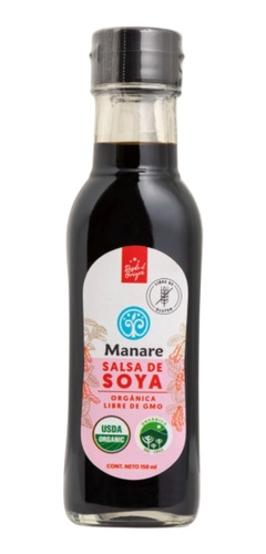 Salsa De Soya Manare. Orgánica 150ml 