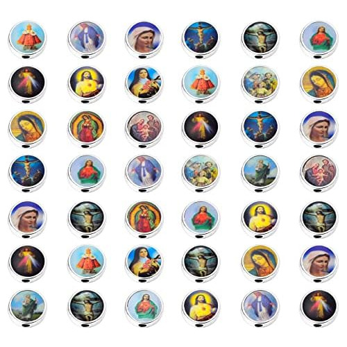 50 Medallas Religiosas Católicas Mixtas De Jesús, Vir...