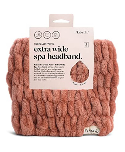 Kitsch Spa Headband - Banda De Maquillaje Extra Ancha 7btb6