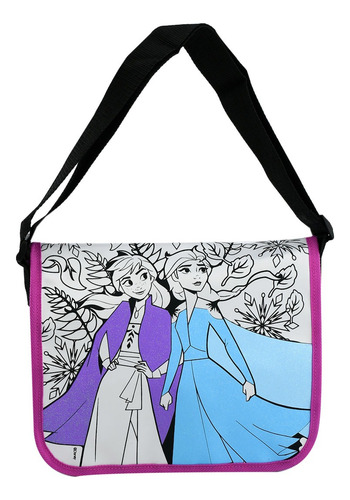 Imagen 4 de 9 de Cartera Para Colorear Pintar Personaje Frozen 2 Elsa Anna Ed
