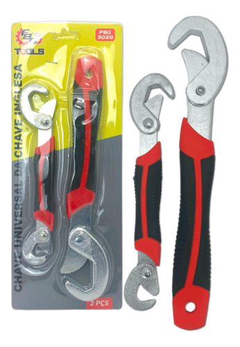 Chave Inglesa Cromada Ajustável Tools Universal Profissional
